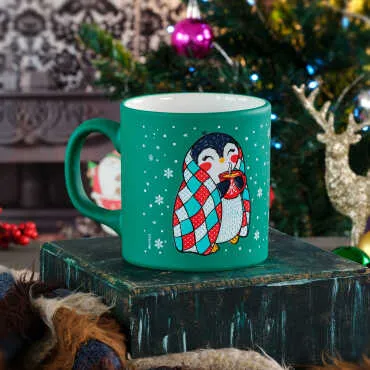 Christmas Themed Ceramic Colorful Mug - 5