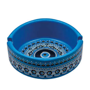 Nazar Themed Traditional Large Ashtray 100*40 mm
