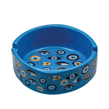 Nazar Themed Traditional Large Ashtray 100*40 mm - 2