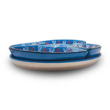 Exclusive Embossed Six-Piece Ceramic Serving Set - Standart - 2