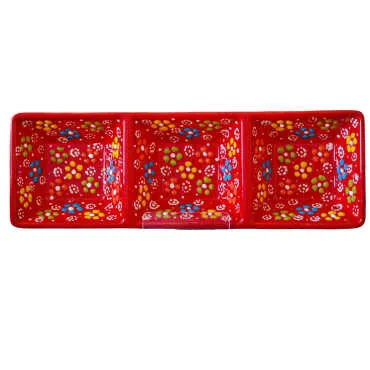 Kabartma Üçlü Kare Çerezlik 85 X 255 X 40 Mm - Standart - 2