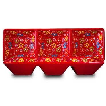 Kabartma Üçlü Kare Çerezlik 85 X 255 X 40 Mm - Standart - 3