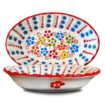 Kabartma Kayık Çerezlik 108X160X34 Mm