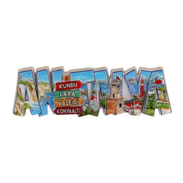 Antalya Themed Polyester Printed Fridge Magnet - 2