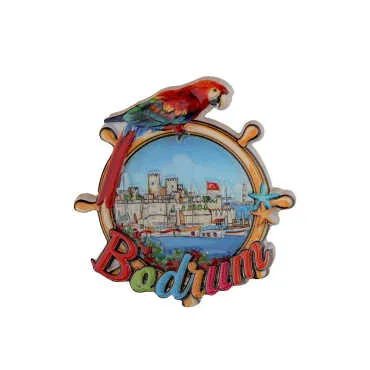 Bodrum Themed Polyester Printed Fridge Magnet - 3