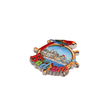 Bodrum Themed Polyester Printed Fridge Magnet - 13