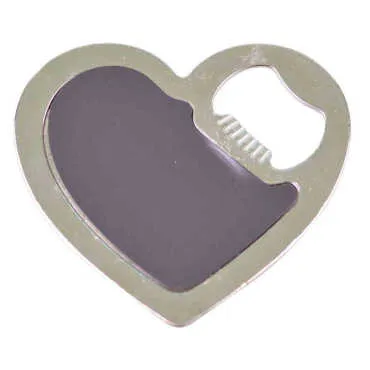 Sarıgerme Themed Myros Metal Heart Bottle Opener Refrigerator Magnet 85x76 mm - Standart - 2