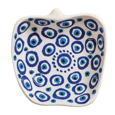 Embossed Nazar Apple Snack Bowl - Standart - 2