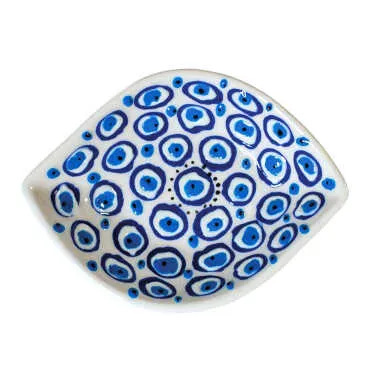 Embossed Nazar Leaf Snack Bowl - 4