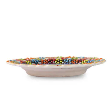 Fethiye Themed Myros Ceramic Decorative Plate 18 cm - 5