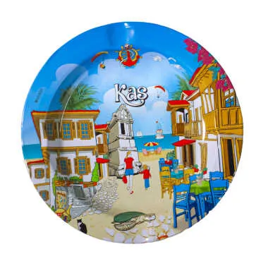 Kaş Temalı Metal Küllük 115Mm
