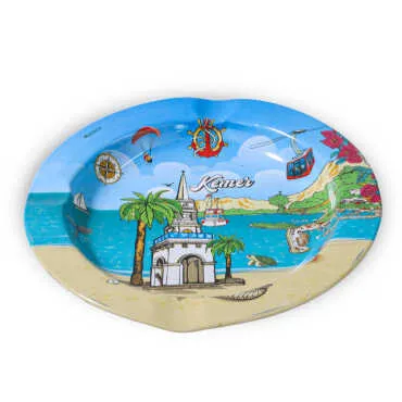 Kemer Temalı Metal Küllük 115Mm - Standart - 2
