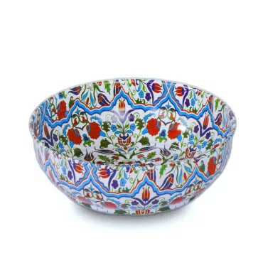 Çini Temalı Metal Kase 115 Mm - 5