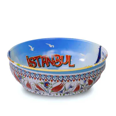 İstanbul Themed Metal Bowl 115 mm - 6
