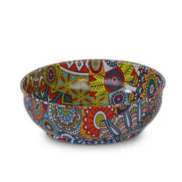 Mandala Temalı Metal Kase 115 Mm - 8