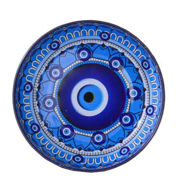 Nazar Themed Metal Bowl 115 mm