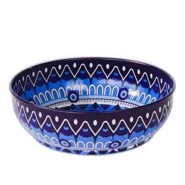 Nazar Themed Metal Bowl 115 mm - 5