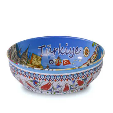 Türkiye Themed Metal Bowl 115 mm - 4