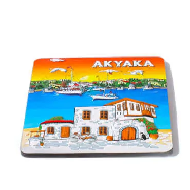Akyaka Themed Embossed PVC Refrigerator Magnet 70x90 mm - 8