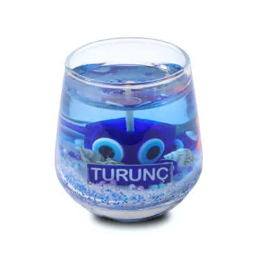 Turunç Themed Myros Small Transparent Candle