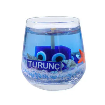 Turunç Themed Myros Small Transparent Candle - Standart - 2