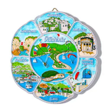 20 cm Fethiye Polyester Plate