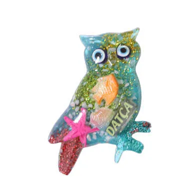 Datça Temalı Şeffaf Polyester Magnet - 10