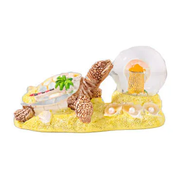 Datça Themed Polyester Pearl Caretta Refrigerator Magnet 45 mm - Standart - 2