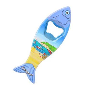 Sarigerme Themed Myros Fish Bottle Opener Refrigerator Magnet 42x130 mm - Standart - 2