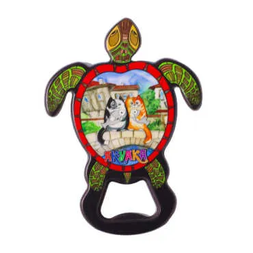 Akyaka Themed UV Printed Turtle Bottle Opener