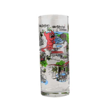 Ayvalik Themed Custom Printed Raki-Ouzo Glass - 2