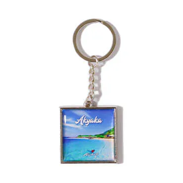 Akyaka Themed Myros Metal Square Keychain 36x95 mm - 4