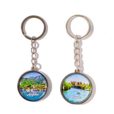 Akyaka Themed Myros Round Keychain 40x100 mm - 2