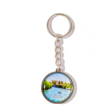 Akyaka Themed Myros Round Keychain 40x100 mm - 3