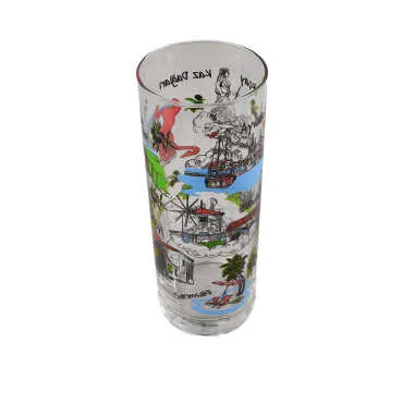 Ayvalik Themed Custom Printed Raki-Ouzo Glass - 6