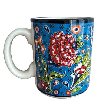 Turkish Ceramic Relief Special Relief Mug - 2