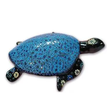 Turkish Ceramics Tezhip Caretta Caretta Figurine - 3