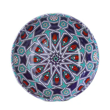 Çini Temalı Metal Kase 115 Mm - 3