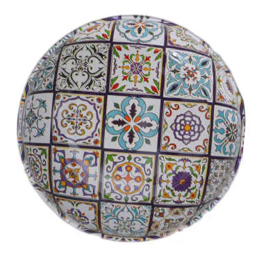 Mandala Temalı Metal Kase 115 Mm - 4