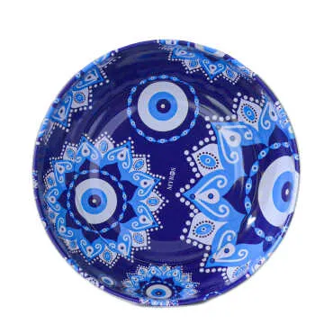 Nazar Themed Metal Bowl 115 mm - 3