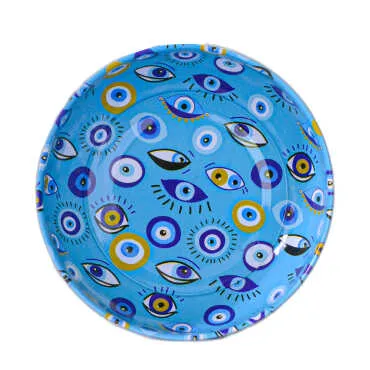 Nazar Themed Metal Bowl 115 mm - 4