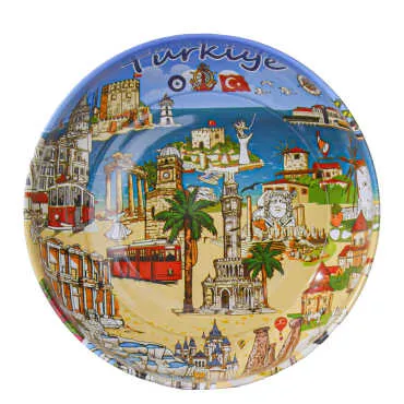 Türkiye Themed Metal Bowl 115 mm - 3