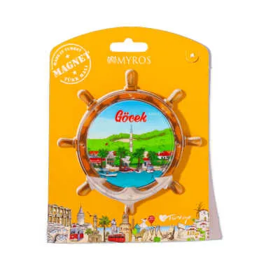 Göcek Temalı Uv Baskılı Kartonetli Plastik Magnet - 5