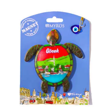 Göcek Temalı Uv Baskılı Kartonetli Plastik Magnet - 6