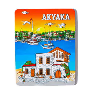 Akyaka Themed Embossed PVC Refrigerator Magnet 70x90 mm - 3