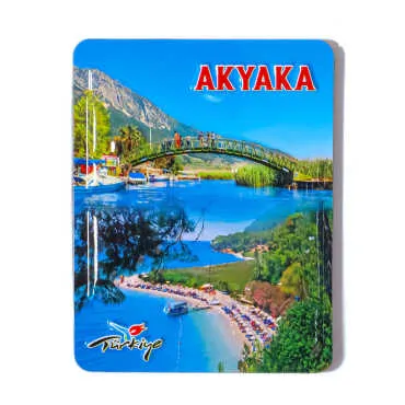 Akyaka Themed Embossed PVC Refrigerator Magnet 70x90 mm - 4