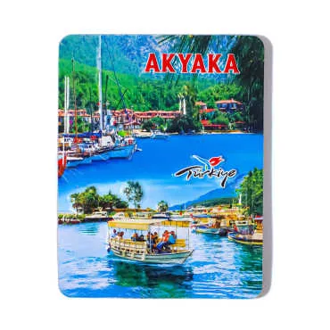Akyaka Themed Embossed PVC Refrigerator Magnet 70x90 mm - 6