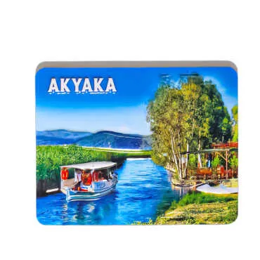Akyaka Themed Embossed PVC Refrigerator Magnet 70x90 mm - 7