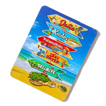Datça Temalı Kabartma Pvc Magnet 70*90 Mm - 3