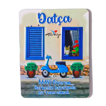 Datça Temalı Kabartma Pvc Magnet 70*90 Mm - 5